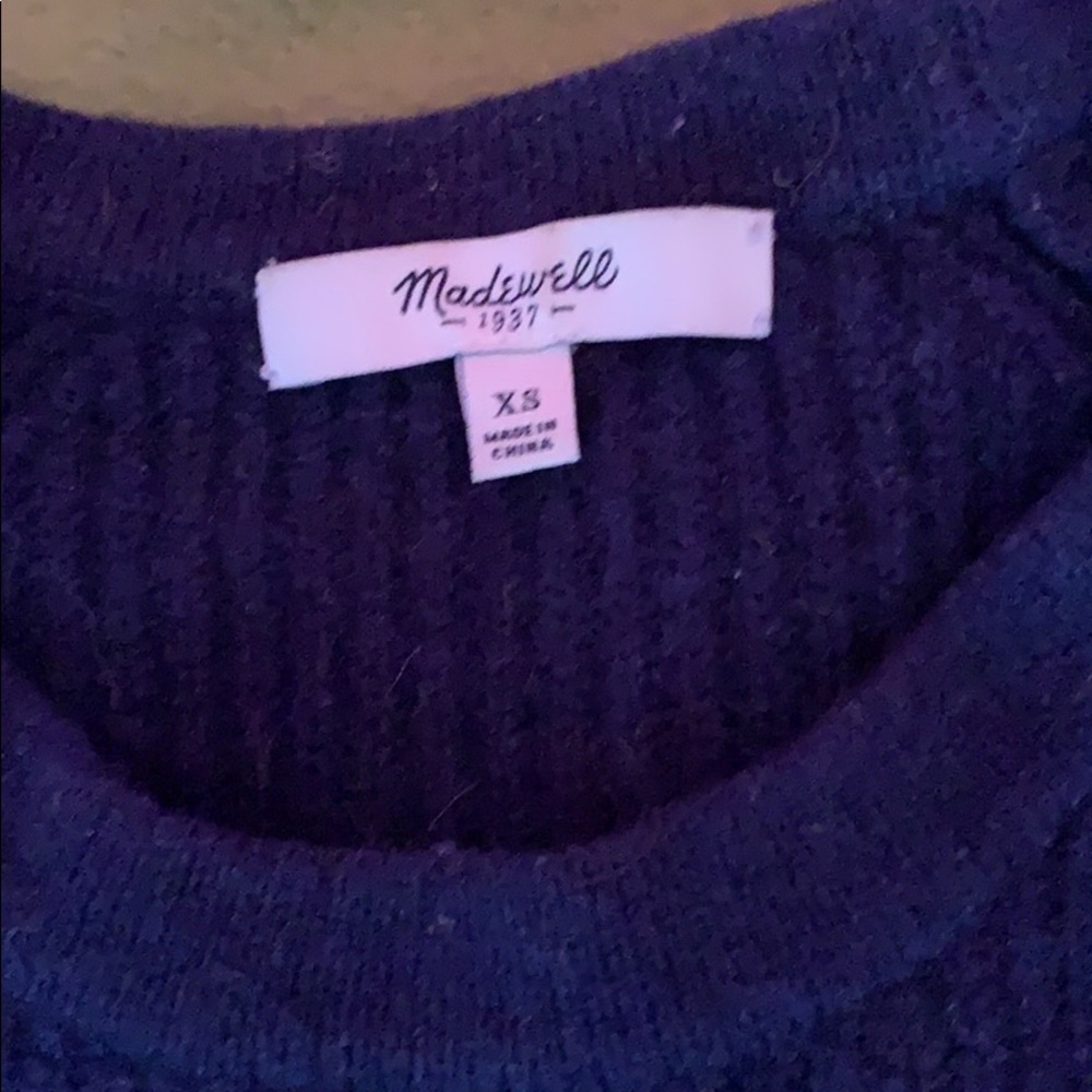 Suede Patch Sweater - image 3